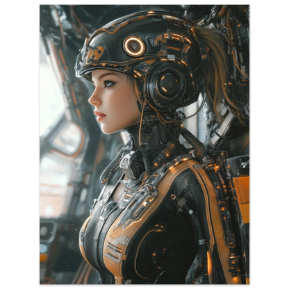 ✨ RETRO FUTUR MECHA WOMENS — Starship Series #54 - Aura Studio Déco