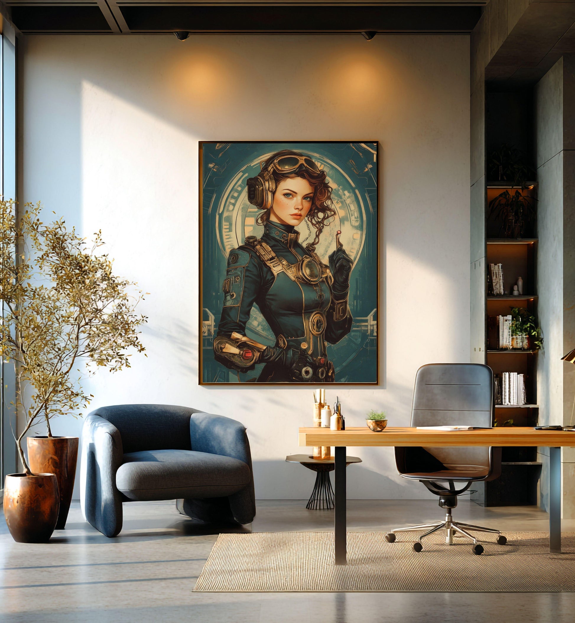 ✨ RETRO FUTUR MECHA WOMENS — Starship Series #12 - Aura Studio Déco