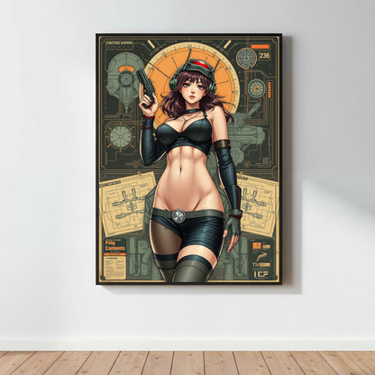 🌸🪐🎀👽Création Anime Rétro Sci-Fi ☄️7 - Aura Studio Déco