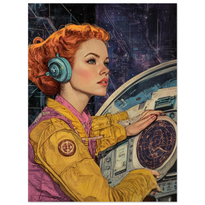 ✨ RETRO FUTUR MECHA WOMENS — Starship Series #67 - Aura Studio Déco