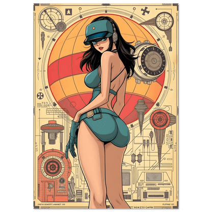 🌸🪐🎀👽Création Anime Rétro Sci-Fi ☄️31 - Aura Studio Déco