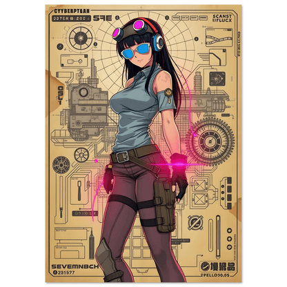 🌸🪐🎀👽Création Anime Rétro Sci-Fi ☄️34 - Aura Studio Déco