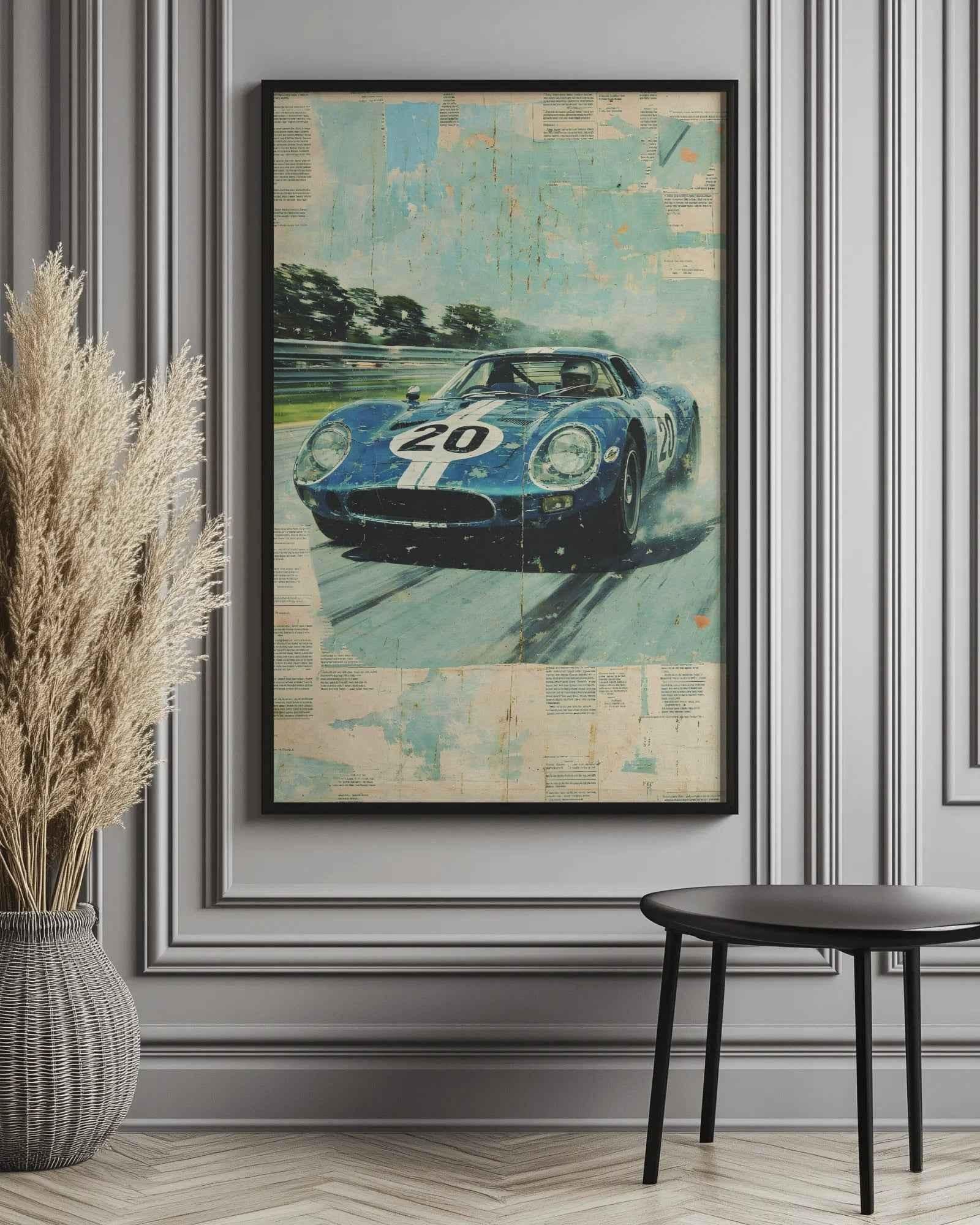 🏆🀣📺 Affiche Automobile Vintage Race Legend 2 - Aura Studio Déco
