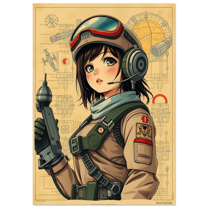 🌸🪐🎀👽Création Anime Rétro Sci-Fi ☄️28 - Aura Studio Déco