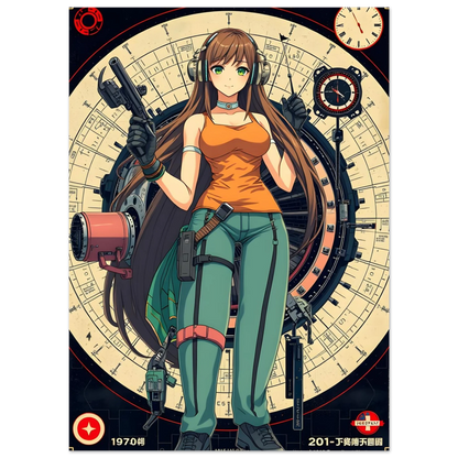 🌸🪐🎀👽Création Anime Rétro Sci-Fi ☄️14 - Aura Studio Déco