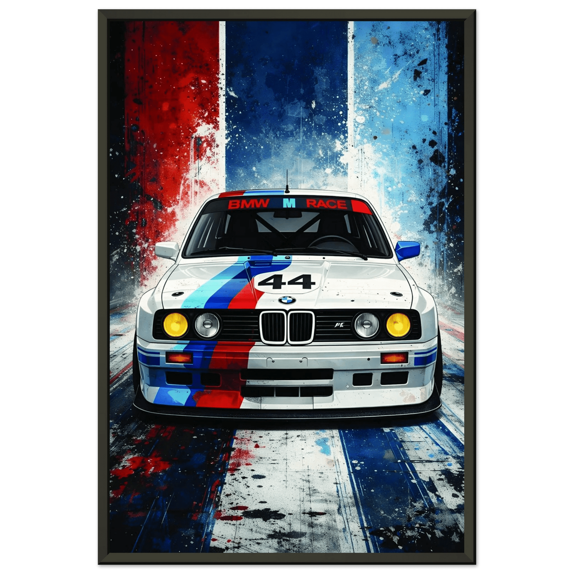 🏎️🏁Affiche Automobile Art' Sport 1 Encadrée - Aura Studio Déco