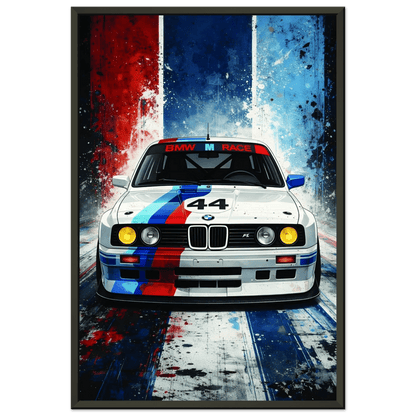 🏎️🏁Affiche Automobile Art' Sport 1 Encadrée - Aura Studio Déco