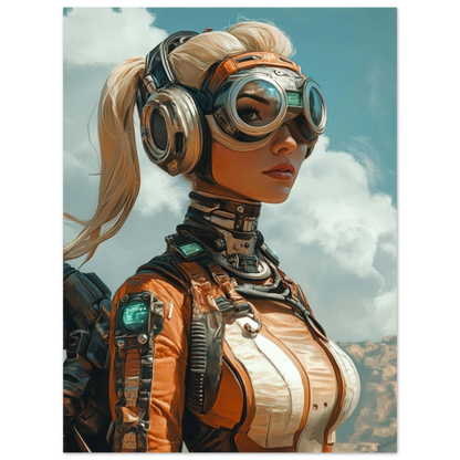 ✨ RETRO FUTUR MECHA WOMENS — Starship Series #57 - Aura Studio Déco