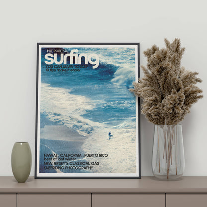 Poster Plage Surf Vintage – Ambiance bord de mer estivale