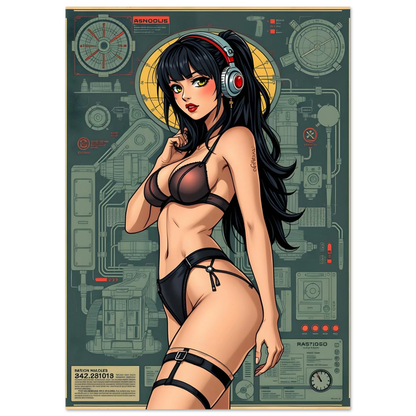 🌸🪐🎀👽Création Anime Rétro Sci-Fi ☄️2 - Aura Studio Déco