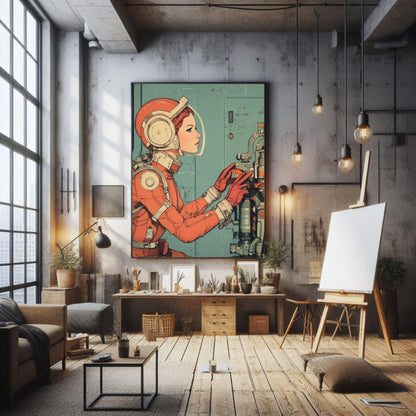 ✨ RETRO FUTUR MECHA WOMENS — Starship Series #91 - Aura Studio Déco