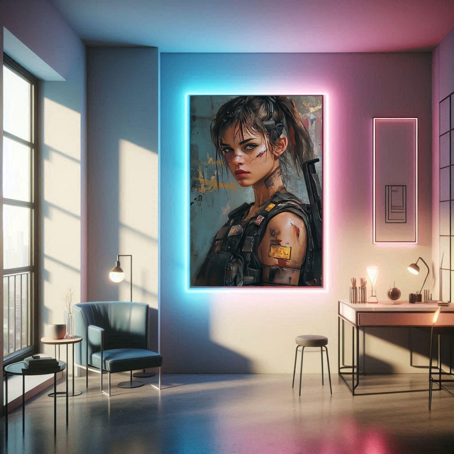 🌃Affiche Murale  WAR GIRL ULTIMATE SERIE  21☢️ - Aura Studio Déco