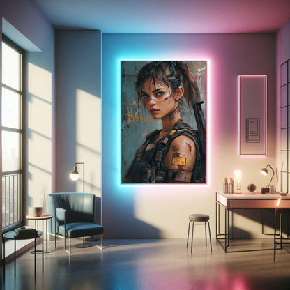 🌃Affiche Murale  WAR GIRL ULTIMATE SERIE  21☢️ - Aura Studio Déco