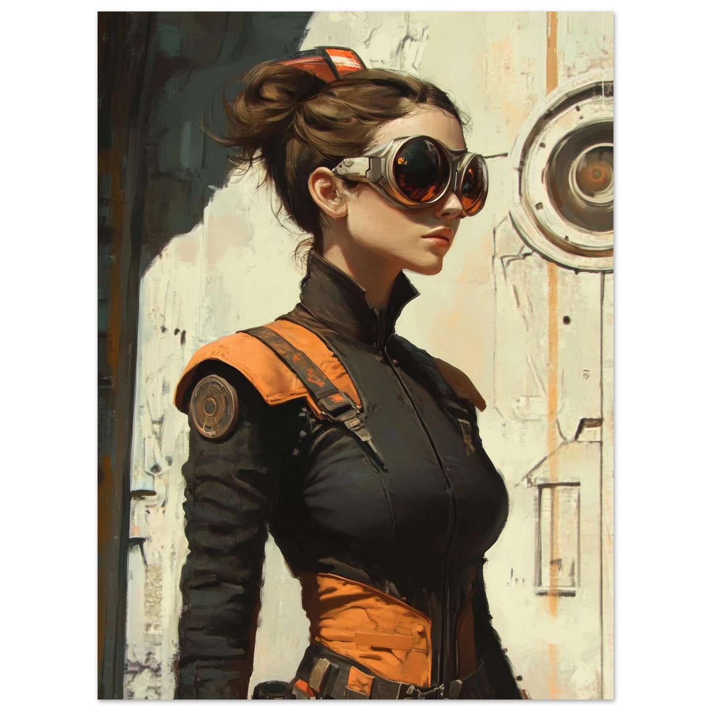 ✨ RETRO FUTUR MECHA WOMENS — Starship Series #68 - Aura Studio Déco