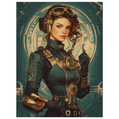 ✨ RETRO FUTUR MECHA WOMENS — Starship Series #12 - Aura Studio Déco