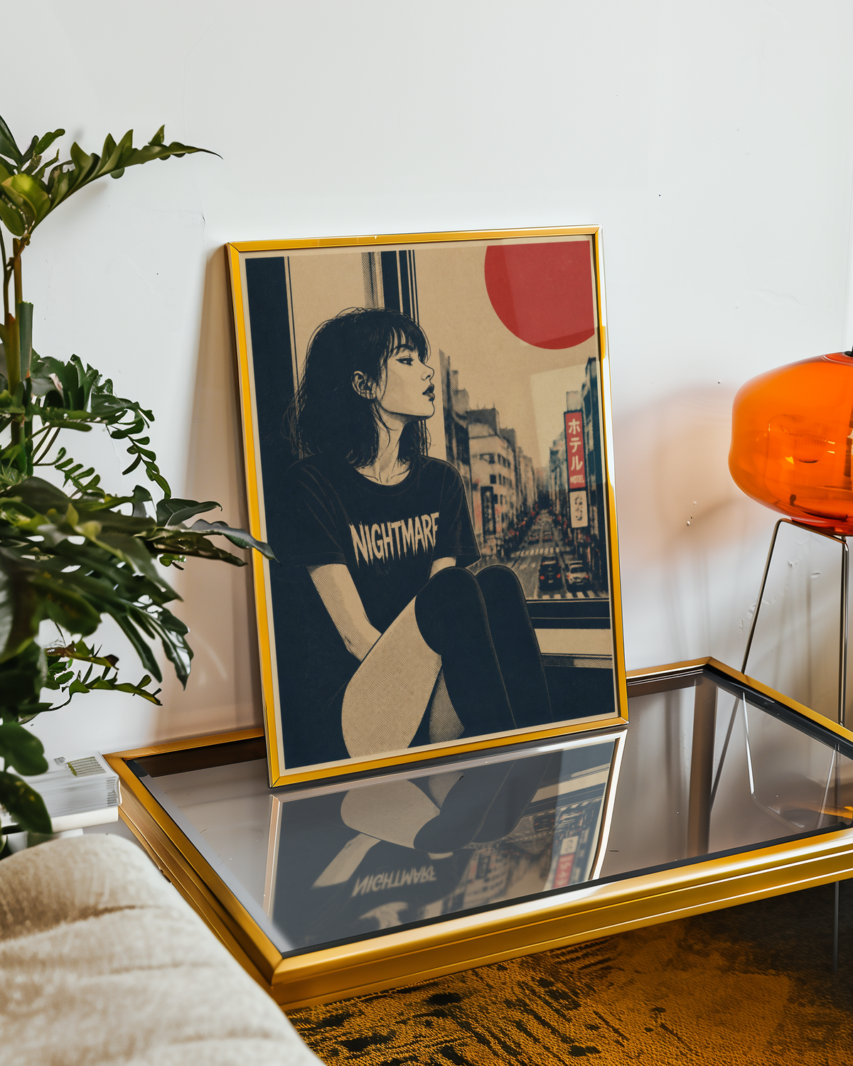 Affiche Grunge Girl Tokyo | Punk & Déco Alternative