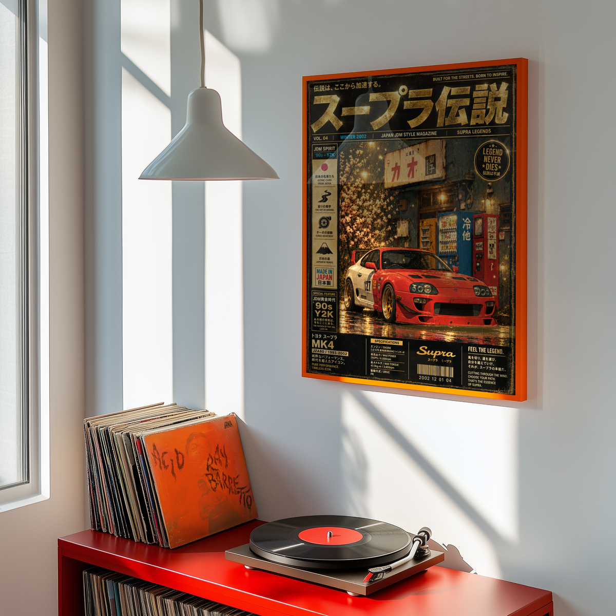 Affiche JDM Night Drive | Voiture Japonaise Néon