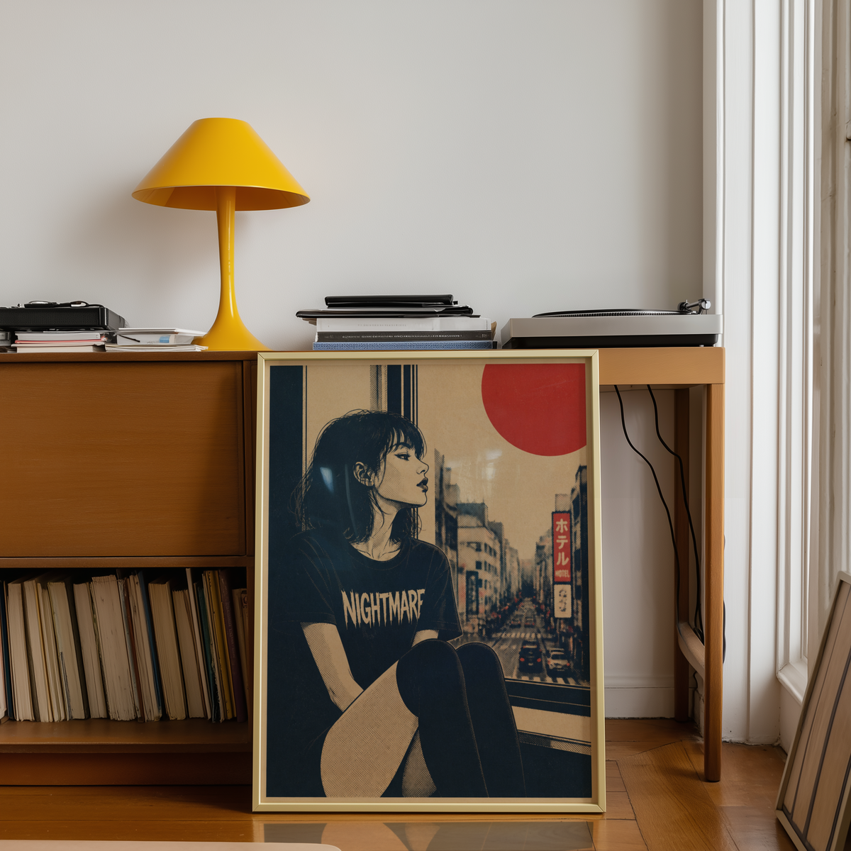 Affiche Grunge Girl Tokyo | Punk & Déco Alternative