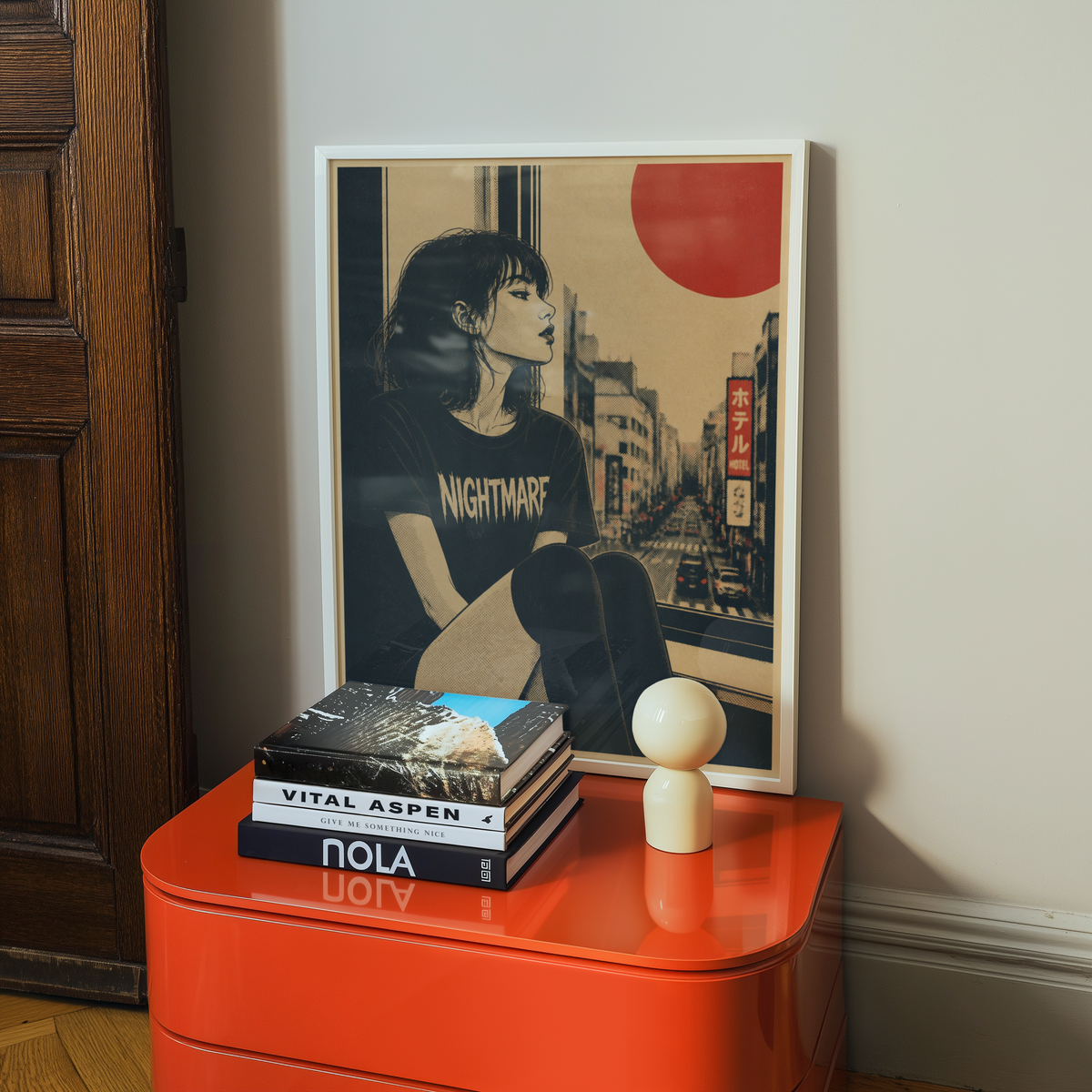 Affiche Grunge Girl Tokyo | Punk & Déco Alternative