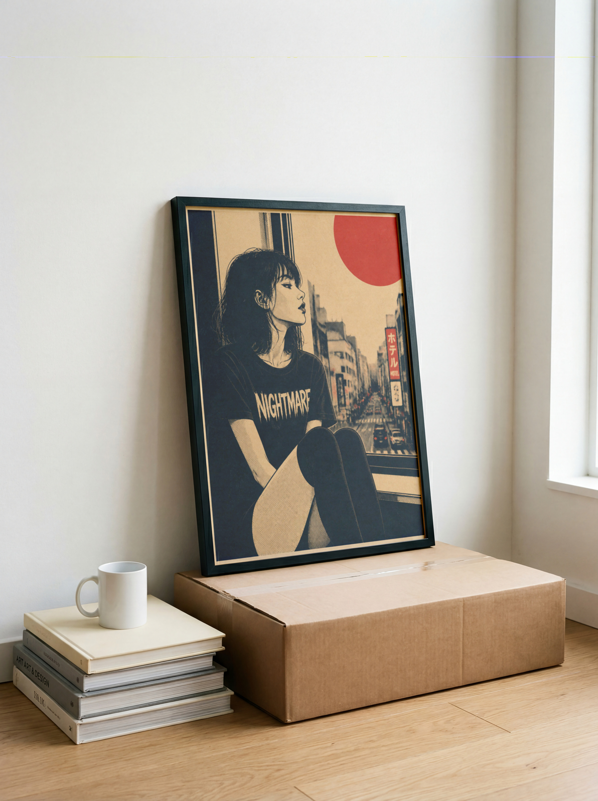 Affiche Grunge Girl Tokyo | Punk & Déco Alternative