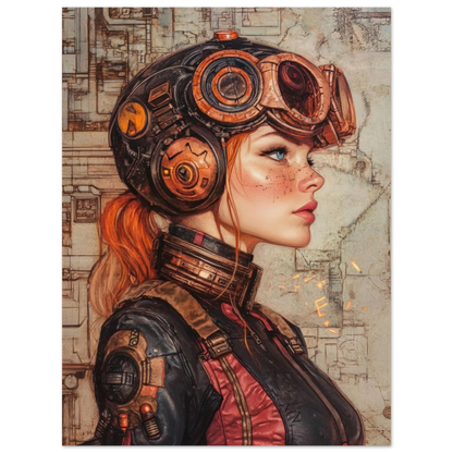 ✨ RETRO FUTUR MECHA WOMENS — Starship Series #27 - Aura Studio Déco