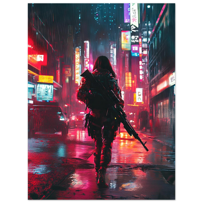 Affiche murale Impresion Cybergirl Ultimate 28☢️ - Aura Studio Déco
