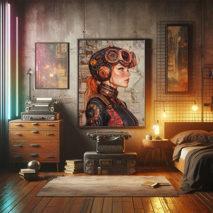 ✨ RETRO FUTUR MECHA WOMENS — Starship Series #27 - Aura Studio Déco