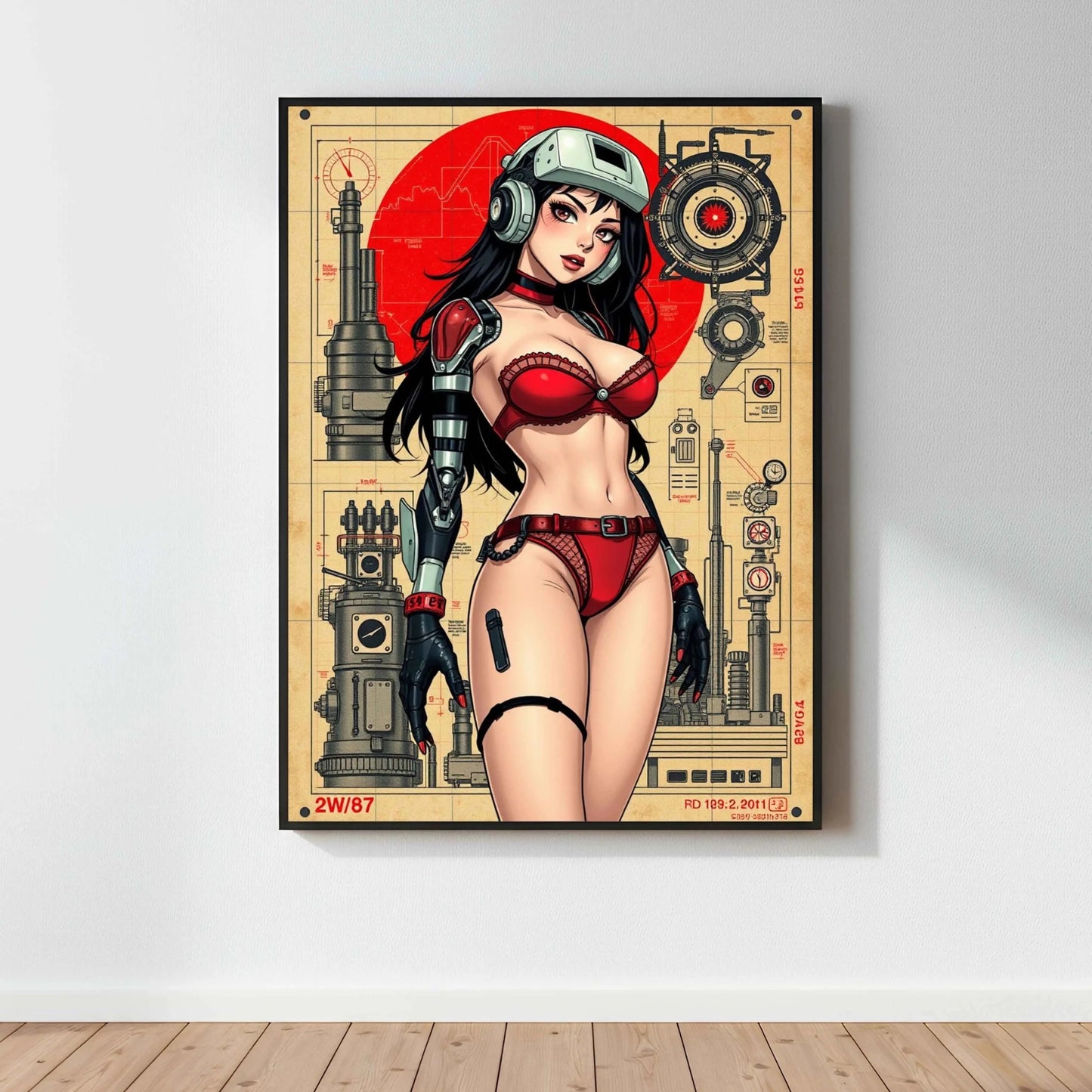 🌸🪐🎀👽Création Anime Rétro Sci-Fi ☄️39 - Aura Studio Déco