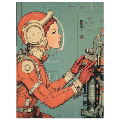 ✨ RETRO FUTUR MECHA WOMENS — Starship Series #91 - Aura Studio Déco