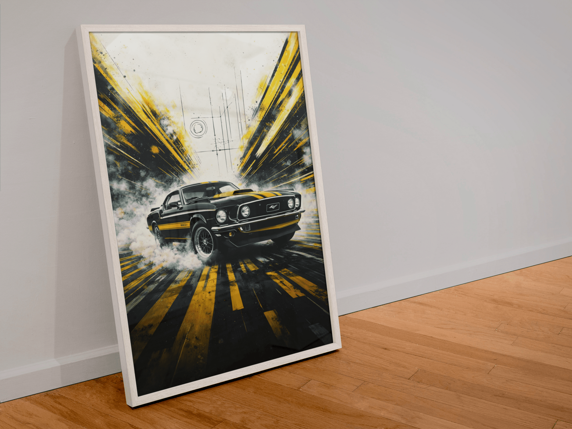 🏆🀣📺 Affiche Automobile Vintage 70's Legend 2 - Aura Studio Déco