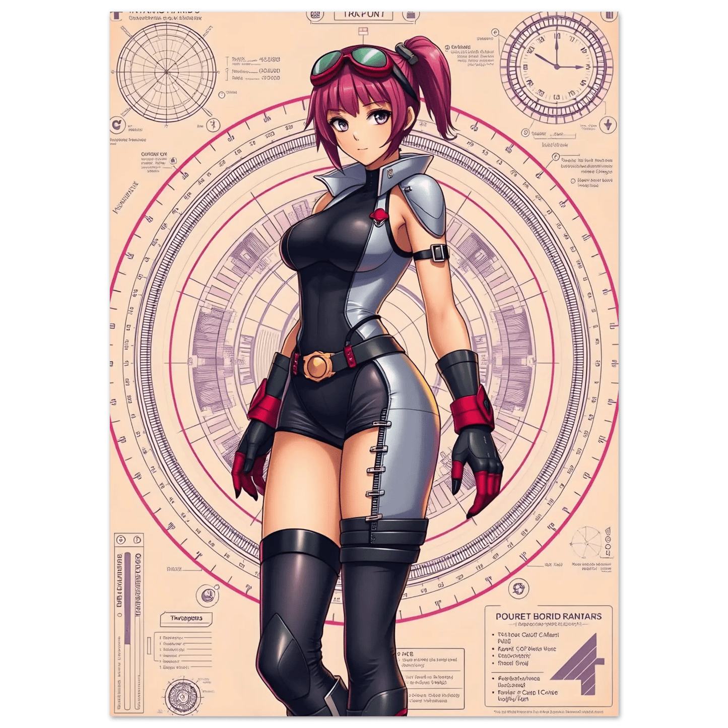 🌸🪐🎀👽Création Anime Rétro Sci-Fi ☄️46 - Aura Studio Déco