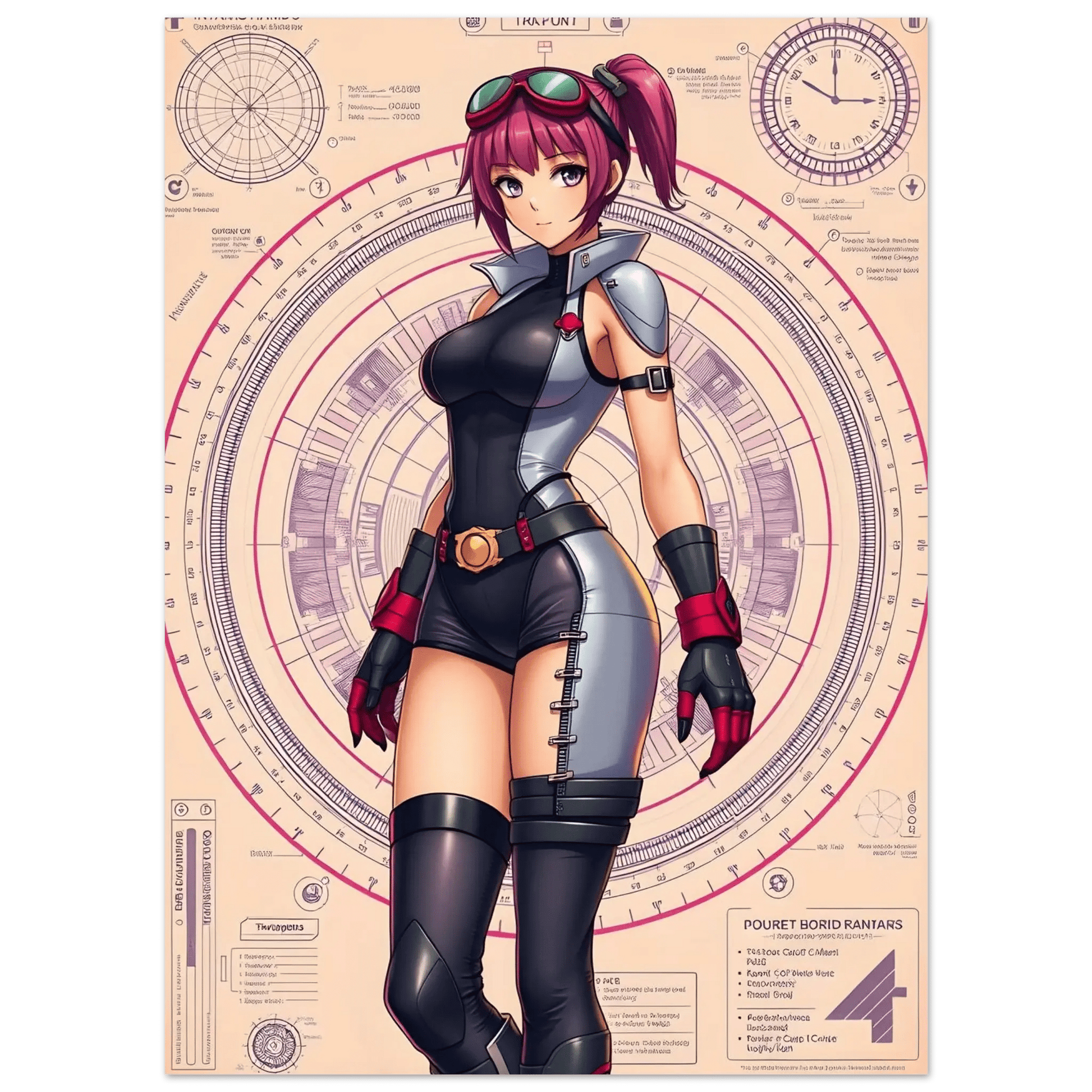 🌸🪐🎀👽Création Anime Rétro Sci-Fi ☄️46 - Aura Studio Déco