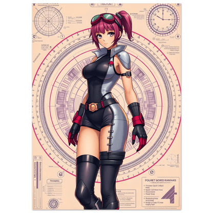 🌸🪐🎀👽Création Anime Rétro Sci-Fi ☄️46 - Aura Studio Déco