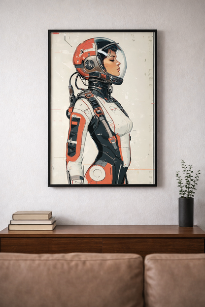 ✨ RETRO FUTUR MECHA WOMENS — Starship Series #80 - Aura Studio Déco