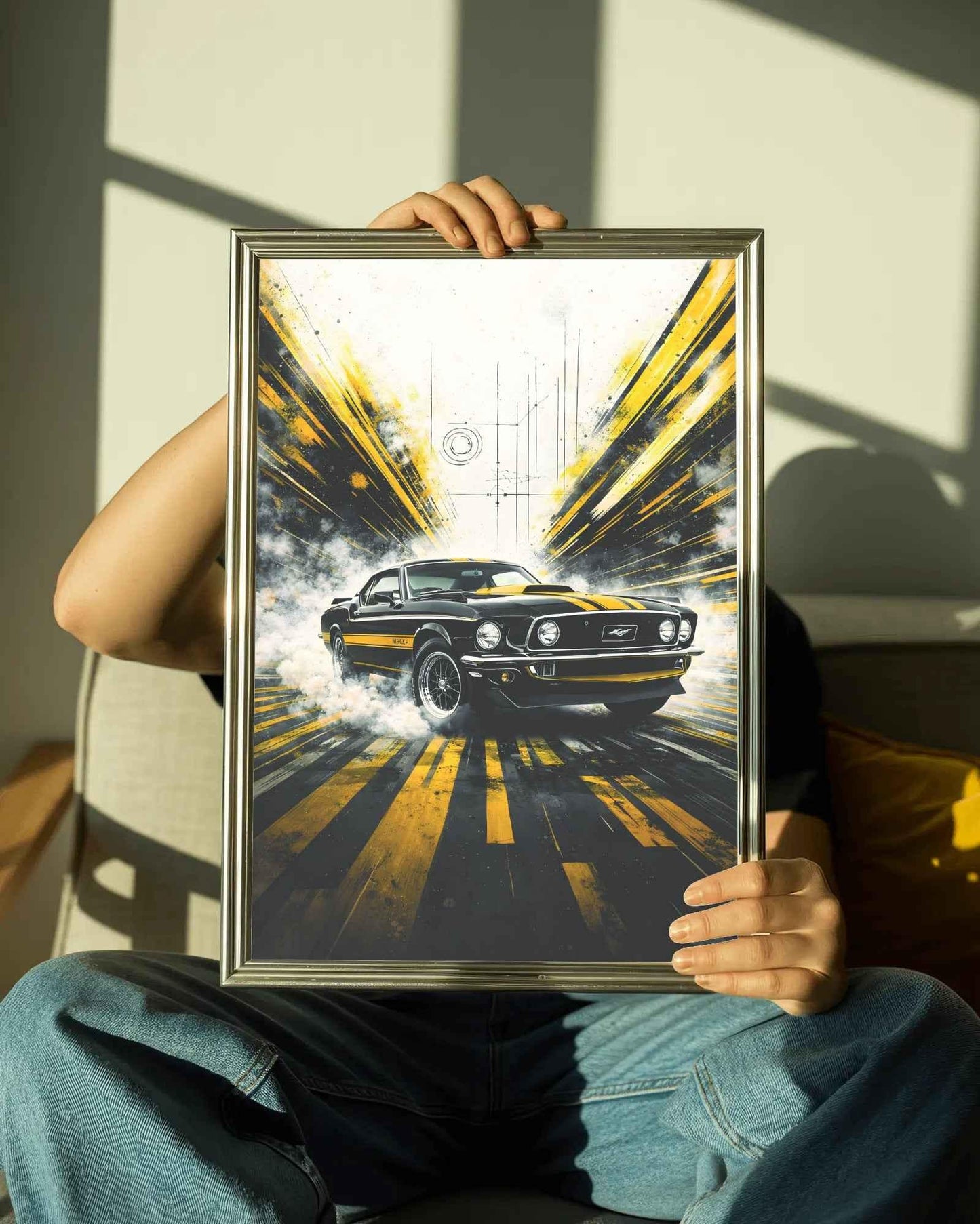 🏆🀣📺 Affiche Automobile Vintage 70's Legend 2 - Aura Studio Déco