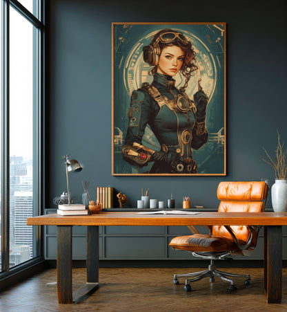 ✨ RETRO FUTUR MECHA WOMENS — Starship Series #12 - Aura Studio Déco