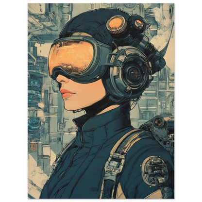 ✨ RETRO FUTUR MECHA WOMENS — Starship Series #20 - Aura Studio Déco