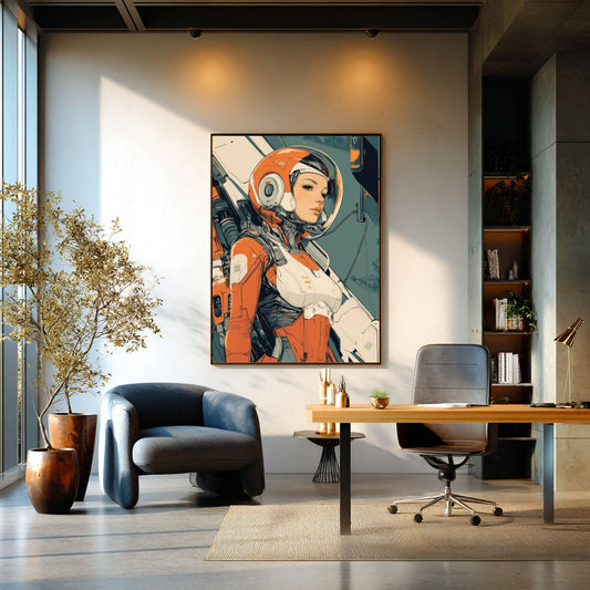 ✨ RETRO FUTUR MECHA WOMENS — Starship Series #61 - Aura Studio Déco