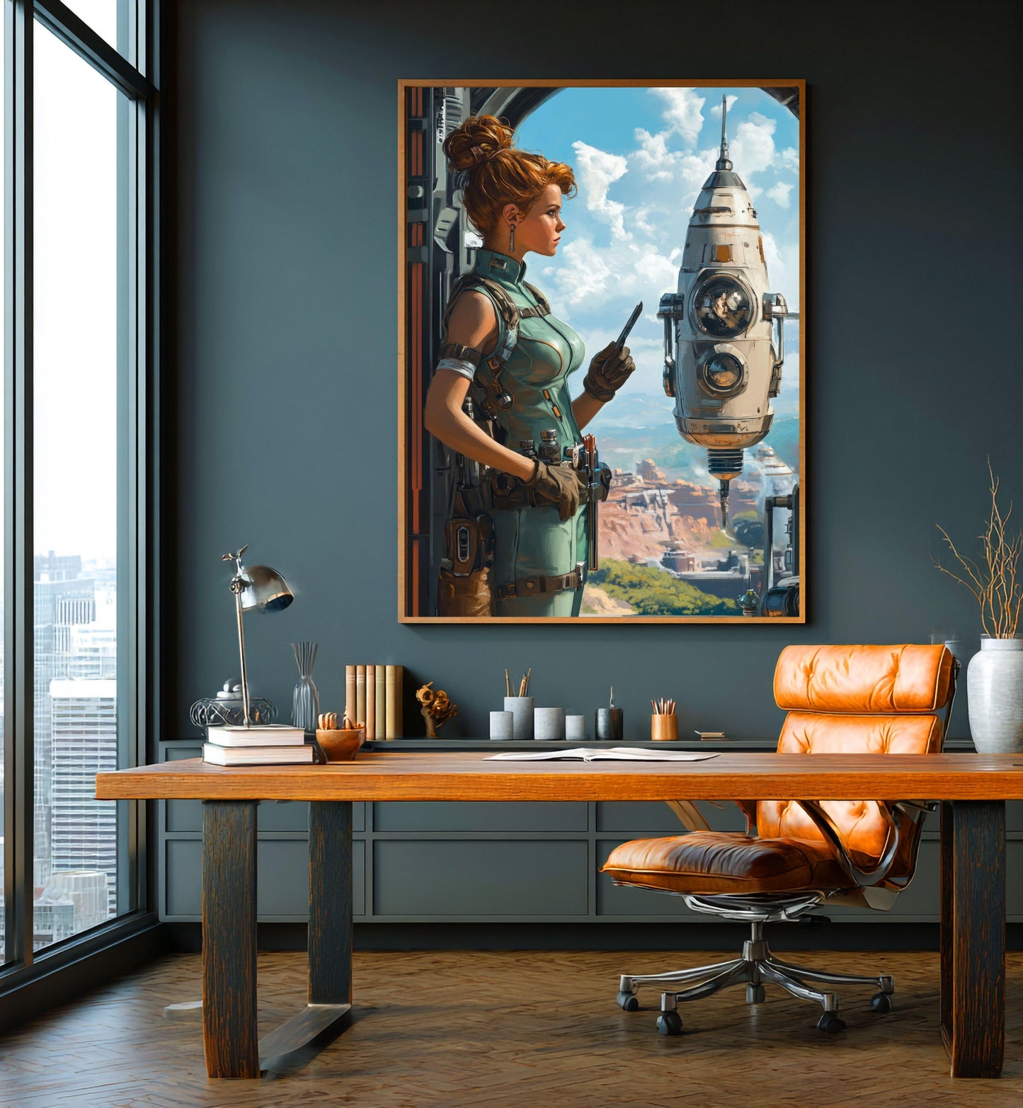 ✨ RETRO FUTUR MECHA WOMENS — Starship Series #16 - Aura Studio Déco