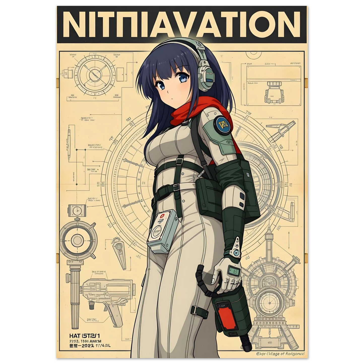 🌸🪐🎀👽Création Anime Rétro Sci-Fi ☄️18 - Aura Studio Déco