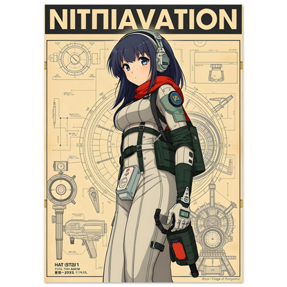 🌸🪐🎀👽Création Anime Rétro Sci-Fi ☄️18 - Aura Studio Déco
