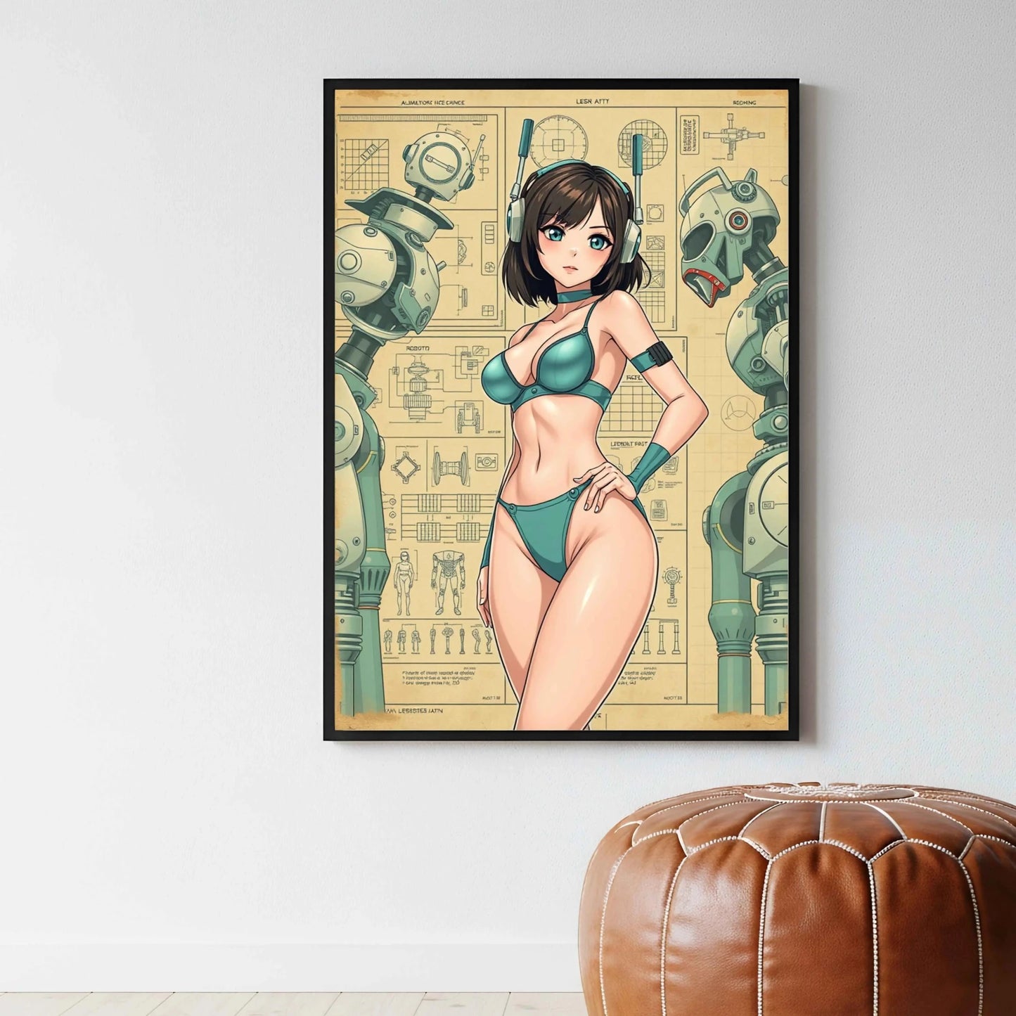 🌸🪐🎀👽Création Anime Rétro Sci-Fi ☄️42 - Aura Studio Déco