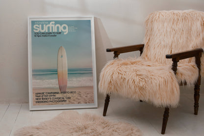 Poster Planche de Surf – Photographie vintage bord de mer