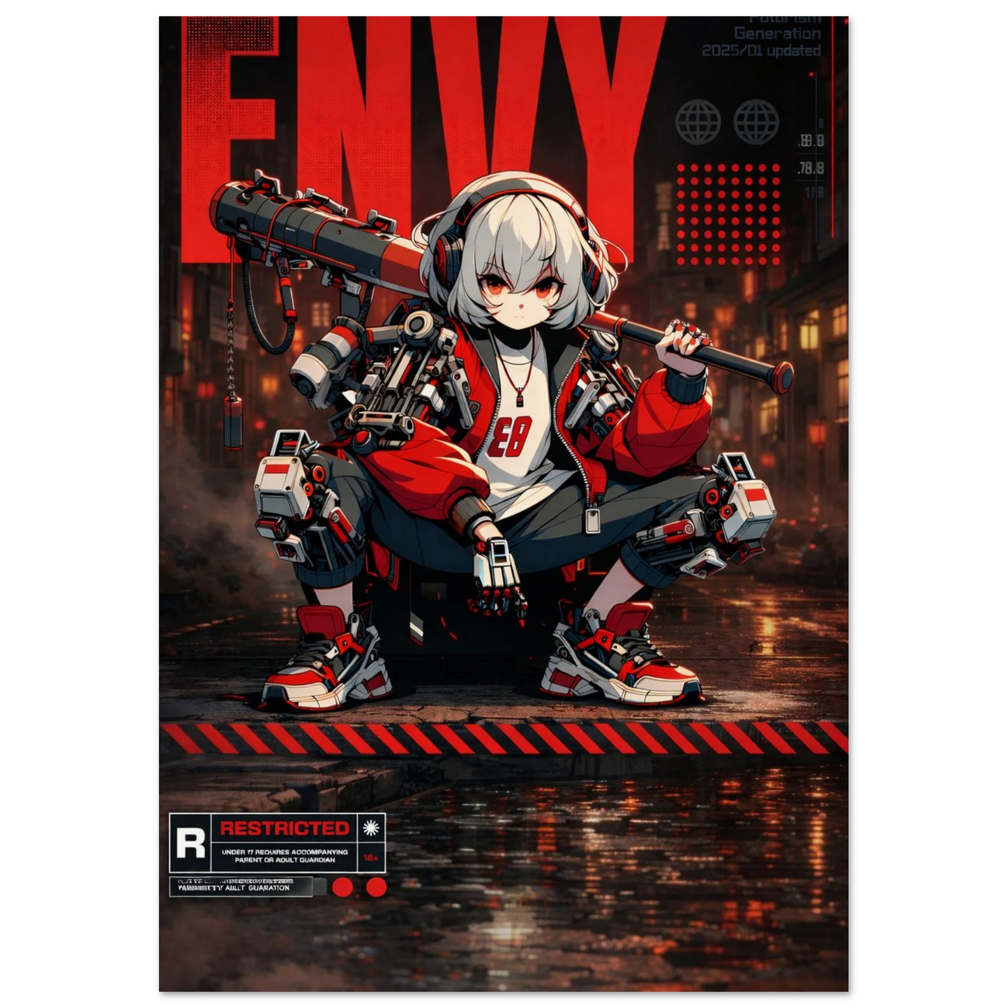🇯🇵🎎💮🧩 Japan Anime Series — Neo Tokyo Collection #16 - Aura Studio Déco