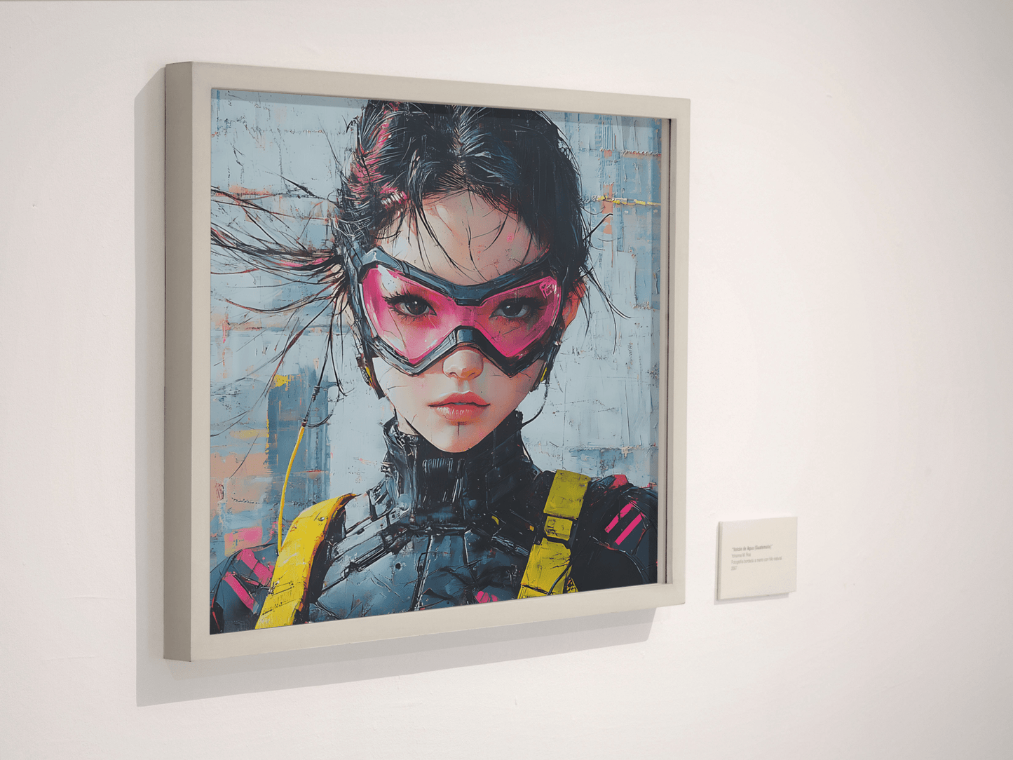 ☢️🧬Affiche Murale Survival Neon Fury Girls #8 - Aura Studio Déco