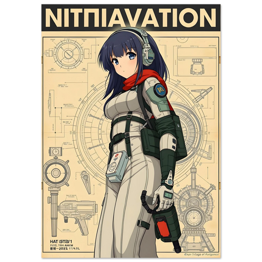 🌸🪐🎀👽Création Anime Rétro Sci-Fi ☄️18 - Aura Studio Déco