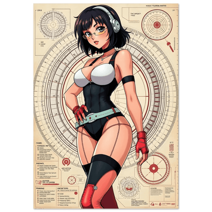 🌸🪐🎀👽Création Anime Rétro Sci-Fi ☄️29 - Aura Studio Déco