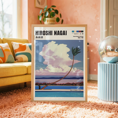 Affiche Hiroshi Nagai | Piscine Tropicale & City Pop