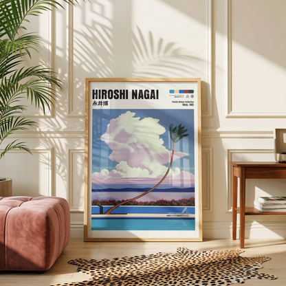 Affiche Hiroshi Nagai | Piscine Tropicale & City Pop