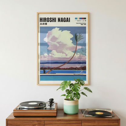 Affiche Hiroshi Nagai | Piscine Tropicale & City Pop